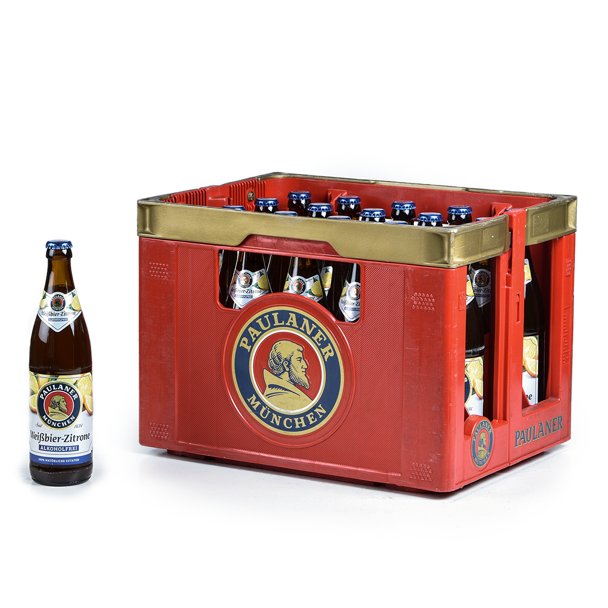 Paulaner Weißbier Zitrone Alkoholfrei 20 x 0 5l online bestellen