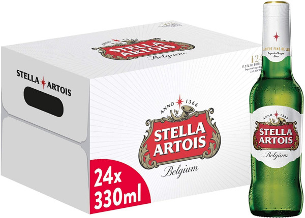 Stella Artois Beer 24 x 0,33l