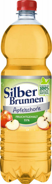 Silberbrunnen Apfelschorle 9 x 1l