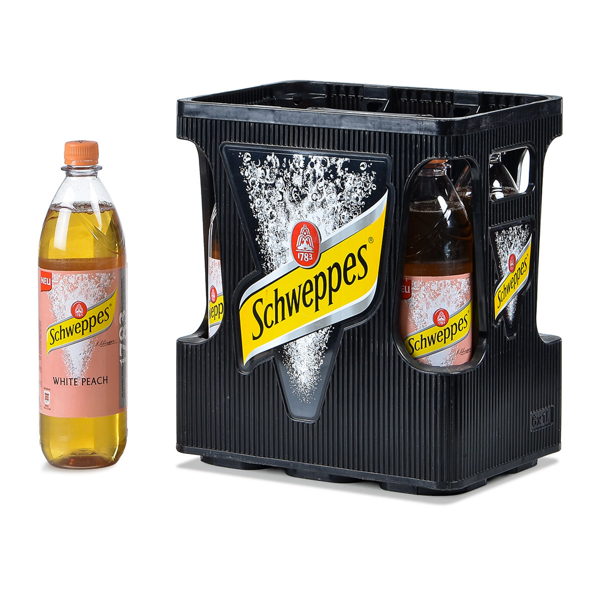 Schweppes White Peach 6 X 1l Online Bestellen | Getraenkedienst.com