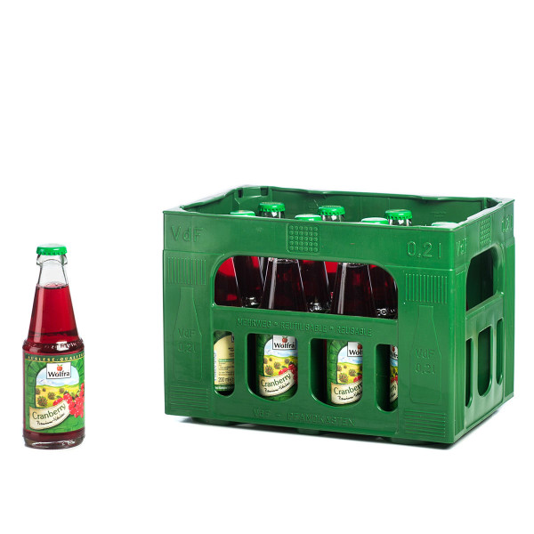 Wolfra Cranberry 12 x 0,2l