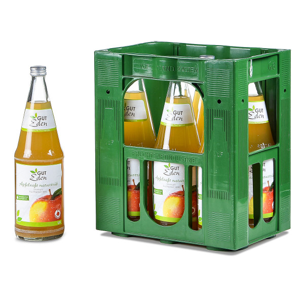 Gut Eden Apfelsaft naturtrüb 6 x 1l