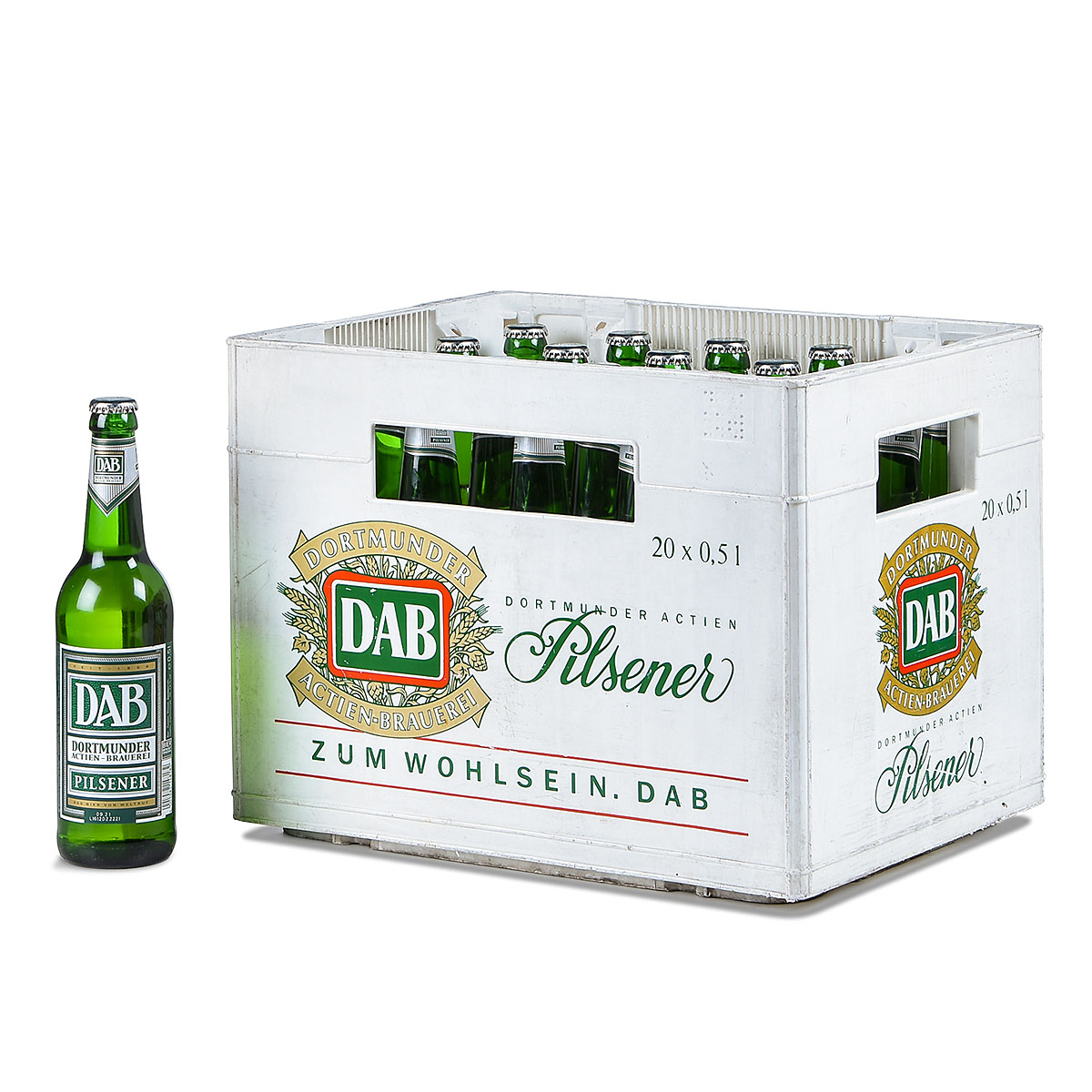 DAB Pils 20 x 0,5l online bestellen | getraenkedienst.com