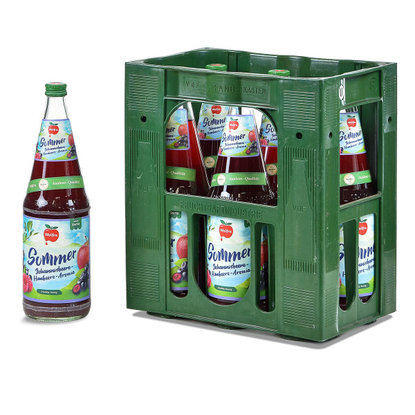 Wolfra Sommer Johannisbeere-Himeere-Aronia 6 x 1l