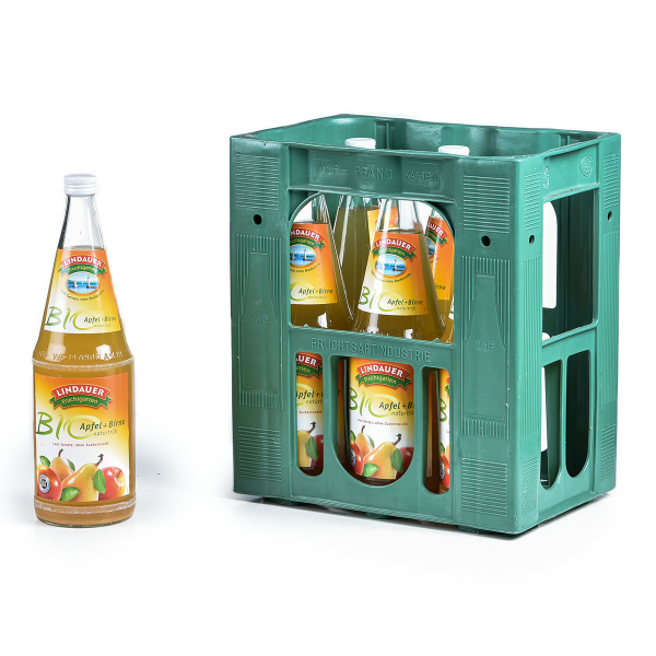 Lindauer Bio-Apfel-Birne naturtrüb 6 x 1l