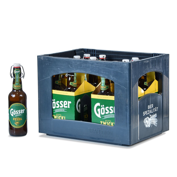 Gösser Stifts-Zwickl dunkel 16 x 0,5l