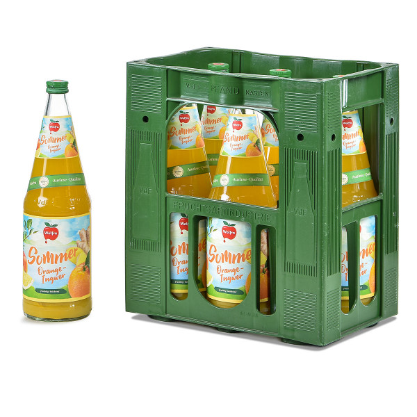 Wolfra Sommer Orange-Ingwer 6 x 1,0l