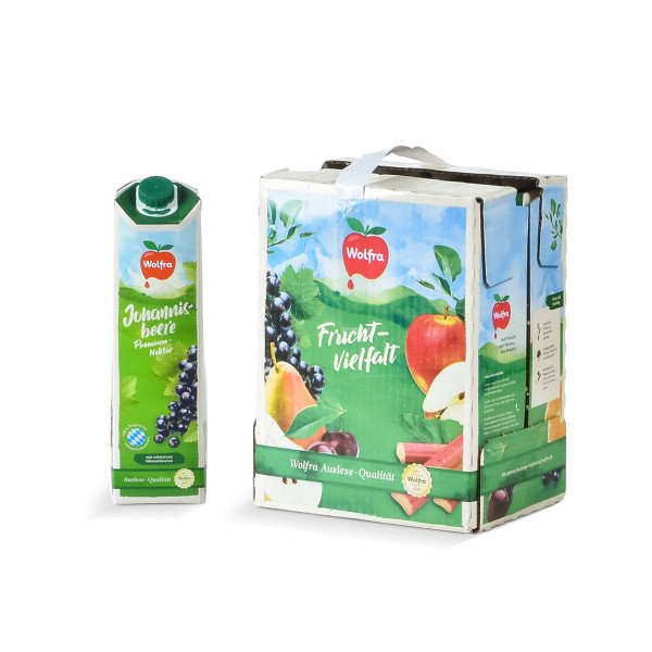 Wolfra Johannisbeere Tetrapak 6 x 1l