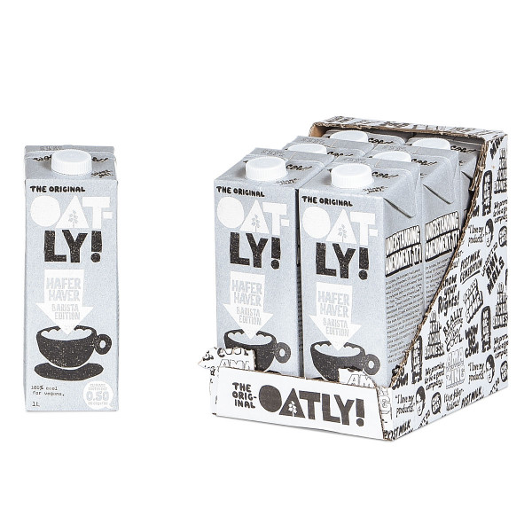 The Original Oatly Haferdrink Barista Edition 6 X 1l Getraenkedienst Com