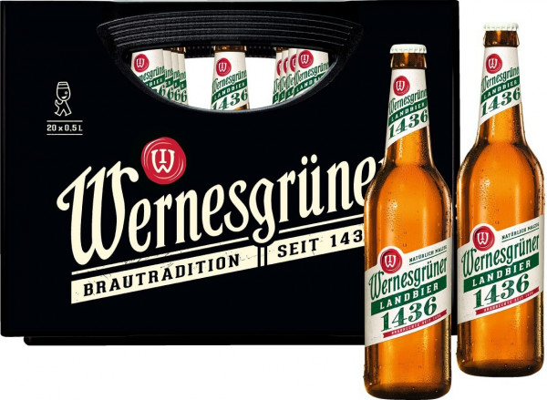 Wernesgrüner 1436 20 x 0,5l