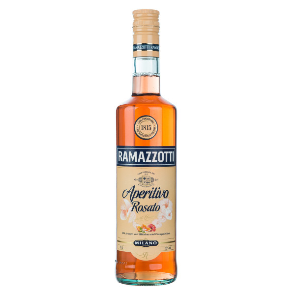 Ramazzotti Aperitivo Rosato Hibiskus-Orangenblütenlikör 0,7l