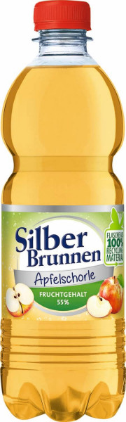 Silberbrunnen Apfelschorle 20 x 0,5l