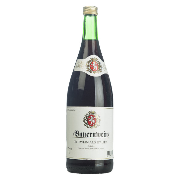 Bauernwein Rot, ital. Tafelwein 1l