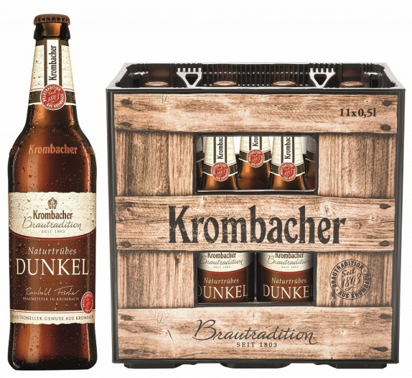 Krombacher Dunkel 11 x 0,5l