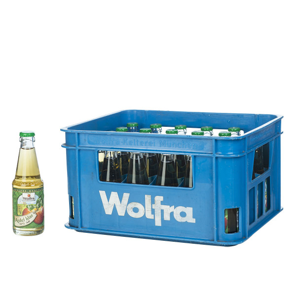 Wolfra Apfelsaft klar 30 x 0,2l