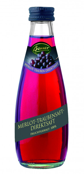 Bauer Traubensaft Rot 24 x 0,2l