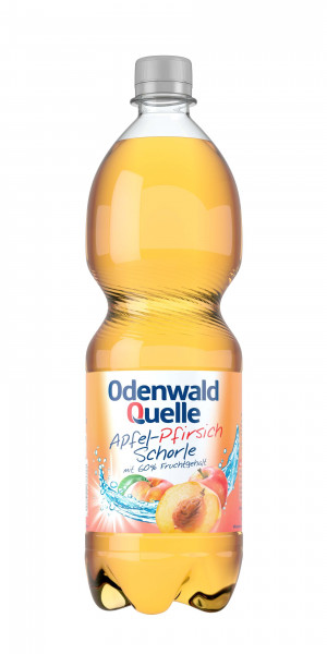 Odenwald Quelle Apfel-Pfirsich-Schorle 12 x 1l