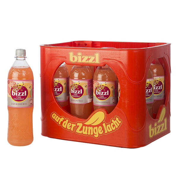 Bizzl Pink Grapefruit zuckerfrei 12 x 1l