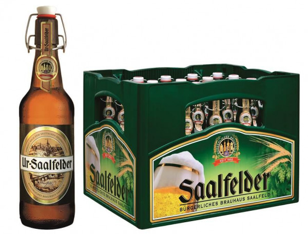 Saalfelder Ur-Saalfelder Bügelflasche 20 x 0,5l