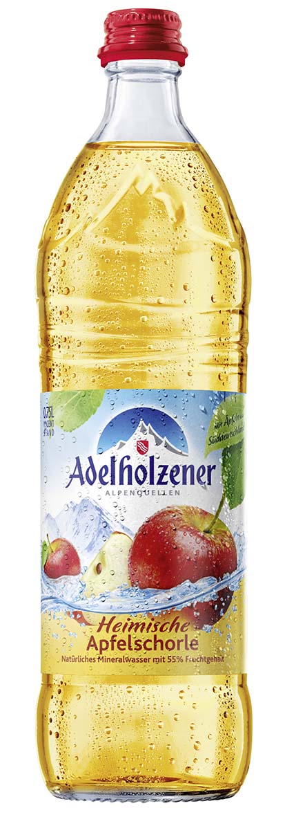 Adelholzener Heimische Apfelschorle 12 X 0,75l 