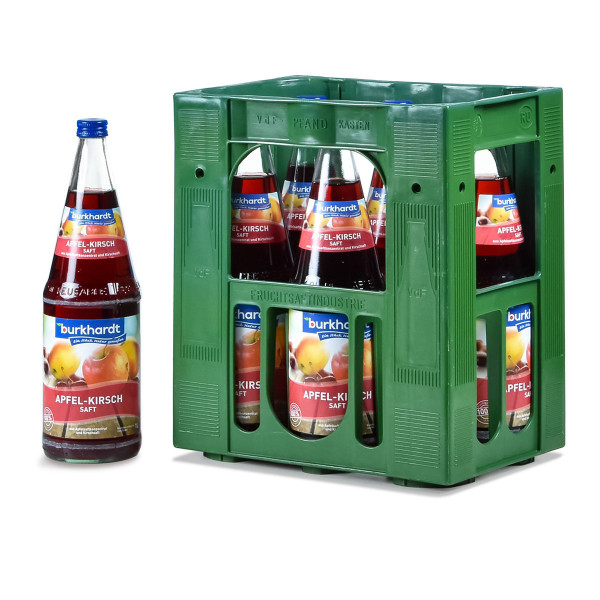 Burkhardt Apfel-Kirsch Saft 6 x 1l