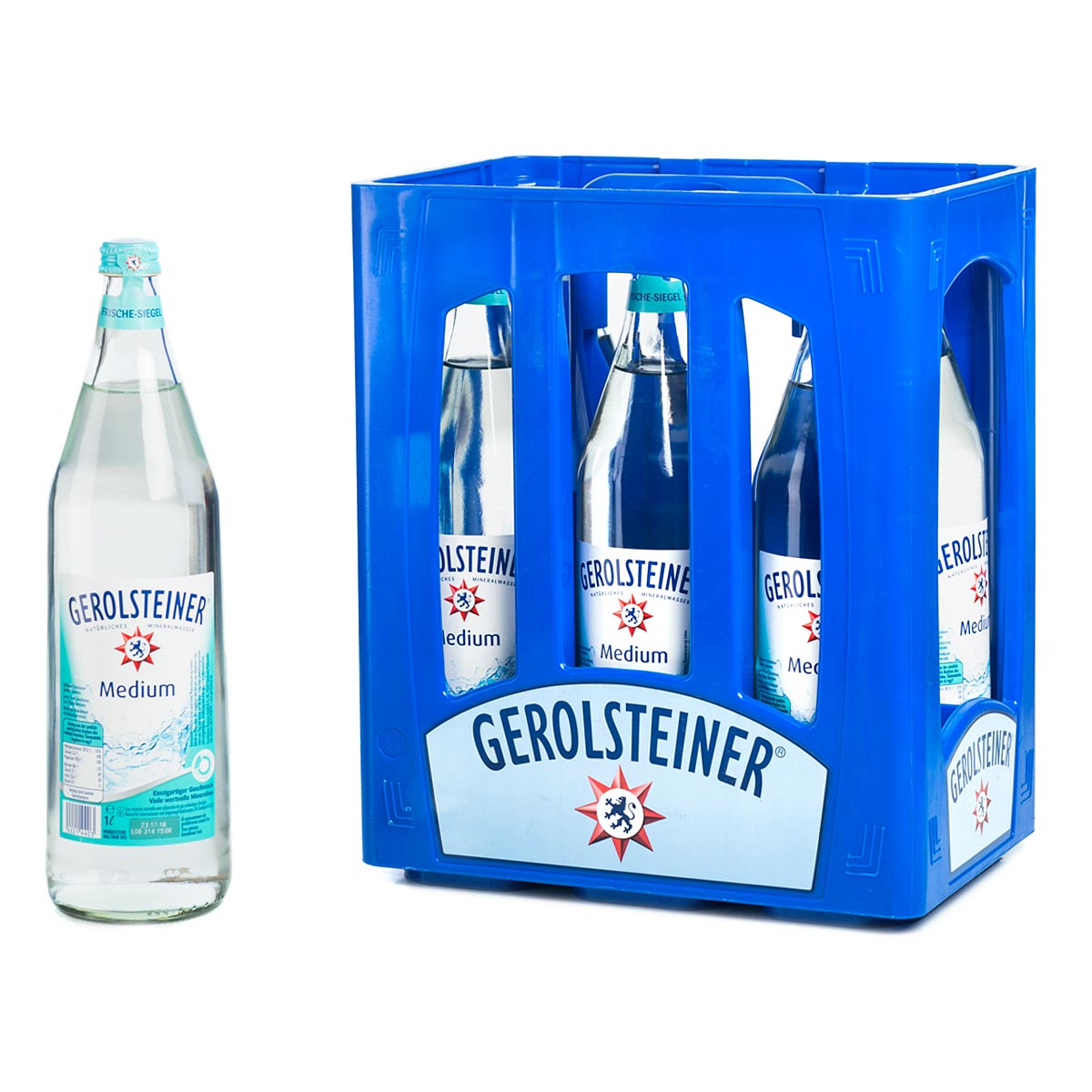 Gerolsteiner Medium 6 x 1l Glas online bestellen