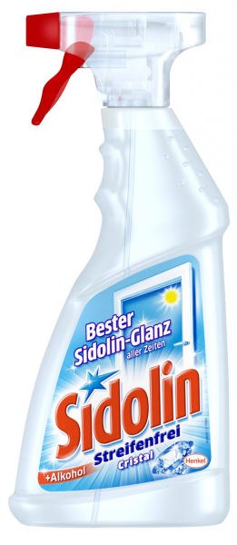 Sidolin Glasreiniger Cristal flüssig - 500 ml Flasche