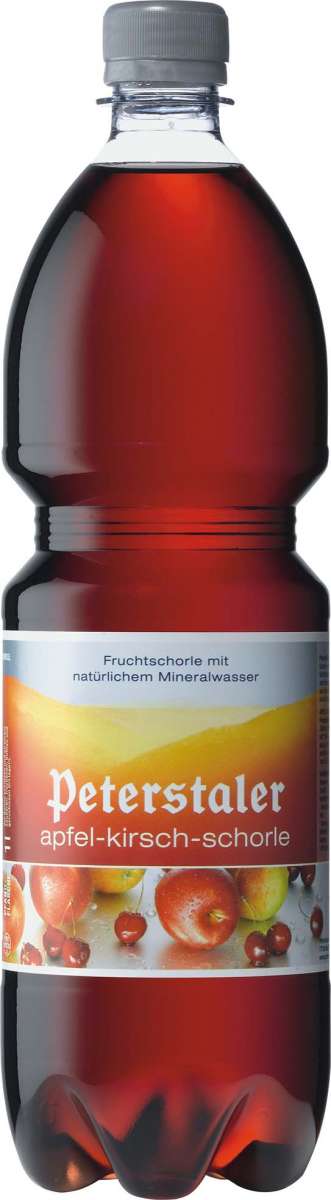 Peterstaler Apfel-Kirsch-Schorle 9 x 1l | getraenkedienst.com