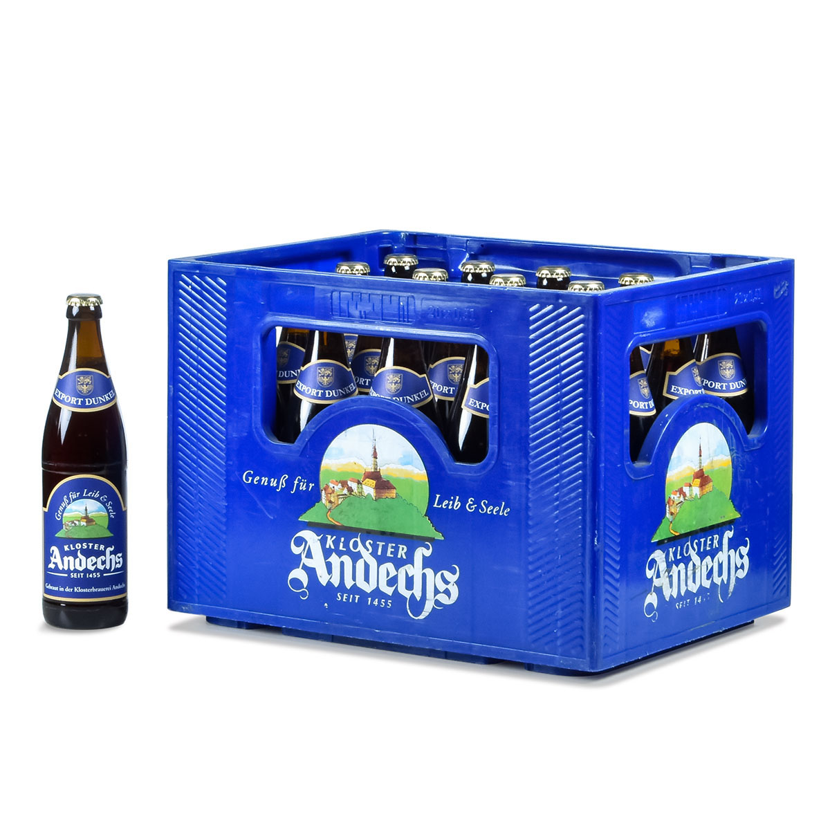 Andechser Export Dunkel 20 X 0,5l | Getraenkedienst.com