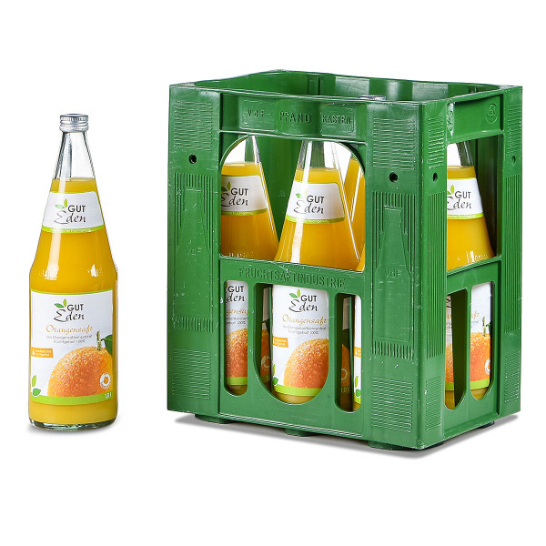 Gut Eden Orangensaft 6 x 1l