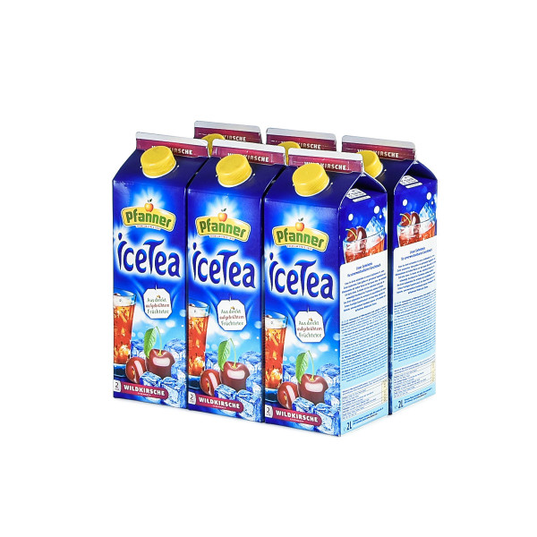 Pfanner IceTea Wildkirsche 6 x 2l