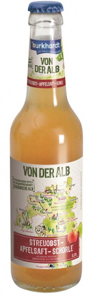 Burkhardt "Von der Alb" Streuobst-Apfelsaft-Schorle 24 x 0,33l