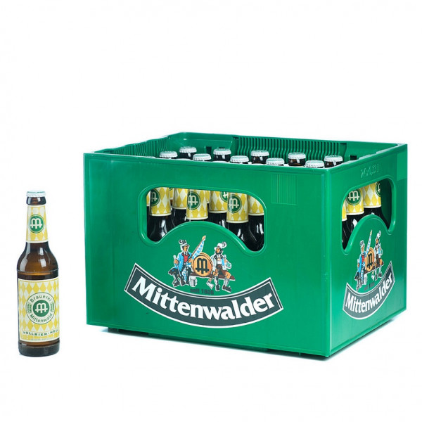 Mittenwalder Vollbier Hell 24 x 0,33l