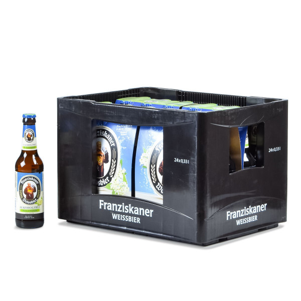 Franziskaner Alkoholfrei Holunder 24 x 0,33l