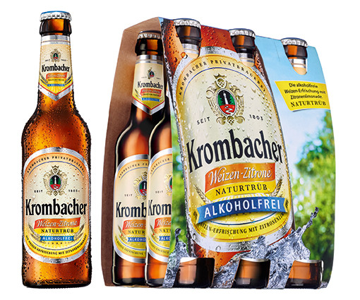 Krombacher Weizen-Zitrone Naturtrüb 6 x 0,33l