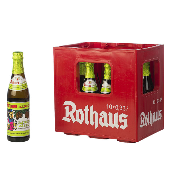 Rothaus Radler Zäpfle 10 x 0,33l