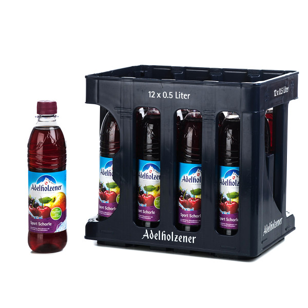 Adelholzener Sport Schorle in der 0,5l PET Flasche