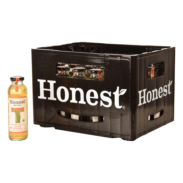 Honest Tea Weißer Tee Pfirsich + Rosmarin 24 x 0,33l