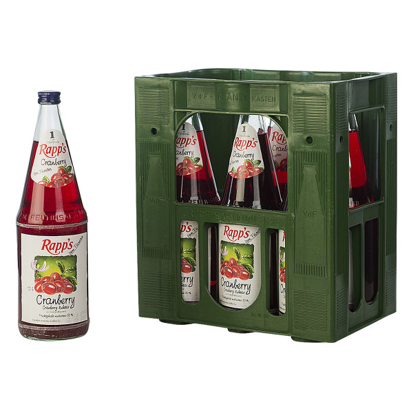 Rapp's Cranberry 6 x 1l