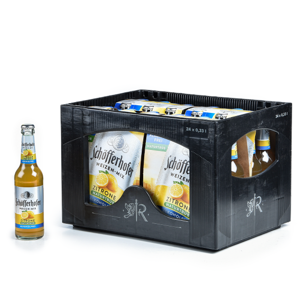 Schöfferhofer Zitrone Alkoholfrei 4 x 6 x 0,33l