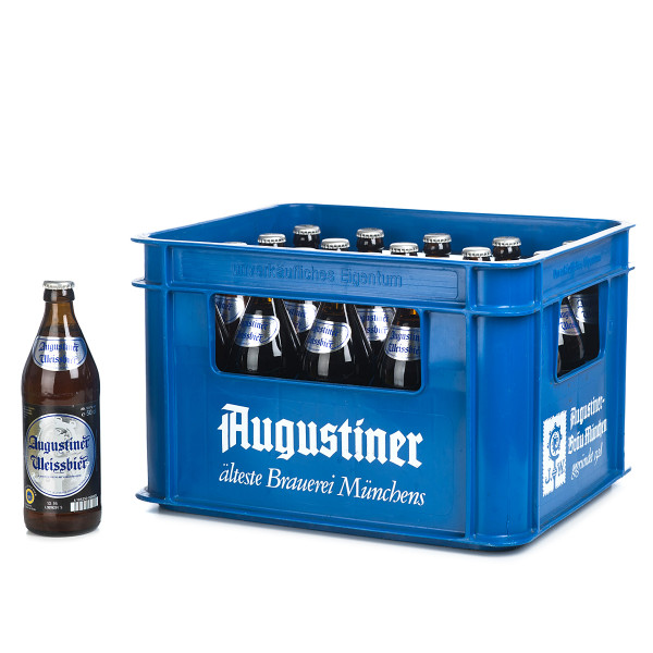 Augustiner Weißbier in der 0,5l Glasflasche