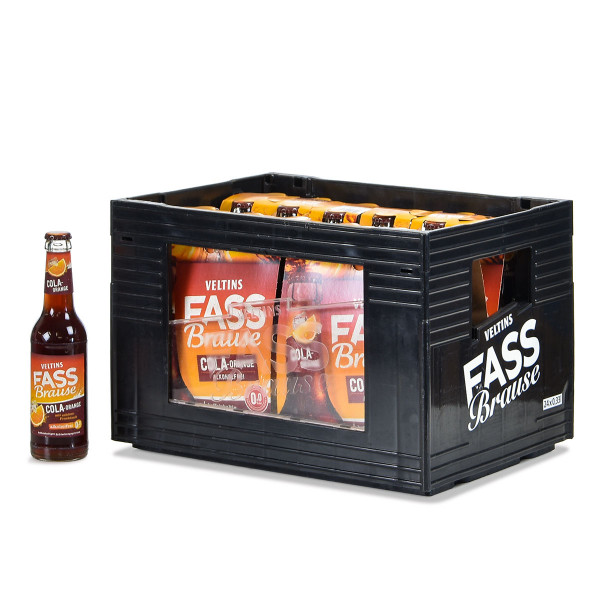 Veltins Fassbrause Cola-Orange 24 x 0,33l